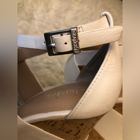 Women's White Wedge Sandals size 9 NWOT - Picture 10 of 16